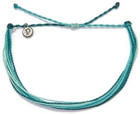 img 1 attached to 🌊 Pura Vida Anklet: Durable Waterproof Wax-Coated with Iron-Coated Copper Charm