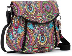 img 2 attached to Sakroots Eco Twill Foldover Crossbody Wanderlust