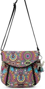img 1 attached to Sakroots Eco Twill Foldover Crossbody Wanderlust