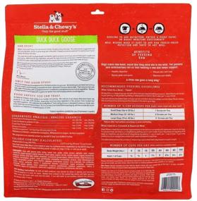 img 2 attached to 🦆 Stella & Chewy's Freeze-Dried Raw Duck Duck Goose Meal Mixers: A Grain-Free 18 oz Bag of Dog Food Topper