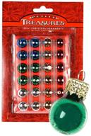 🎄 sparkling 24ct petite treasures: multi-color mini glass ball ornaments - holiday delight! логотип