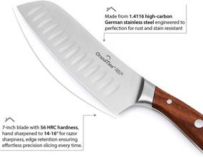 img 2 attached to Набор ножей Santoku из нержавеющей стали GrandTies