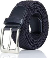 👔 medium men's elastic braided stretch accessories - bsllnek logo