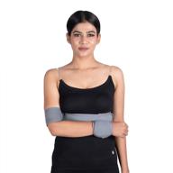 🤕 shoulder immobilizer brace - youth shoulder stabilizer compression support for rotator cuff surgery, wc shoulder support sling, left-right arm sling - size 5 (46"-52") logo