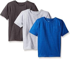 img 1 attached to 👕 American Hawk Boys 3 Piece Crew Neck Pocket T-Shirt Set