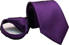 img 3 attached to 👔 Adults' Working Neckties: Black Skinny Ties