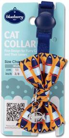 img 2 attached to Stylish Blueberry Pet Safety Breakaway Cat Collars: 18 Patterns featuring Handmade Bow Tie and Cute Charm