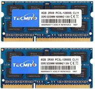 tecmiyo ddr3l 1600mhz sodimm ram 16gb kit (2x8gb) logo