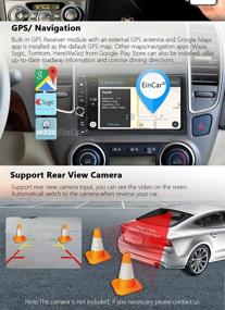 img 2 attached to Автомагнитола Android 10 Double Din с Bluetooth, Android Auto, Carplay, GPS, сенсорным экраном 7 🚗 дюймов, WiFi, 1080P, USB, AM FM цифровым медиаплеером, автомагнитола, поддержкой внешнего микрофона