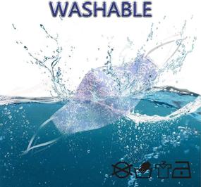 img 1 attached to 🎭 Adjustable Adults' Cloth Reusable Washable Earloop Masks