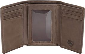 img 4 attached to 🔒 Ultimate Protection with Stealth Mode: Trifold Wallet - Brown, Blocking RFID Technology