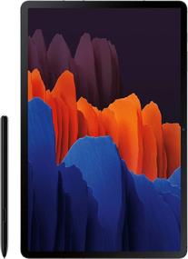 img 4 attached to Samsung Galaxy Tab S7+ (5G Tablet) LTE/WiFi Mystic Black 128GB 2020 Model US Version & Warranty SM-T978UZKAVZW for Verizon