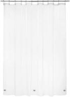 🚿 titanker clear shower curtain liner: waterproof peva, lightweight, metal grommet holes, magnets – 72x72 inches for bathroom, hotel, bathtub logo