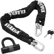 kilakila heavy-duty bike lock with 12mm chain, motorbike lock, and disc lock + bonus 16mm u lock logo