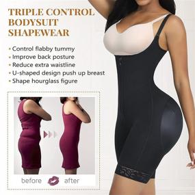 img 3 attached to Feelingirl Trainer Shapewear Control Hi Waist Women's Clothing for Lingerie, Sleep & Lounge