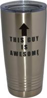 awesome travel tumbler stainless sarcastic logo