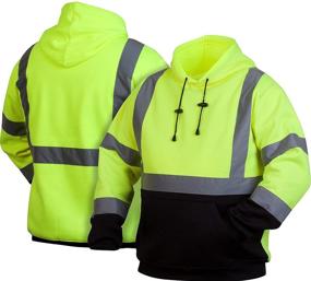 img 1 attached to 🧥 Stay Visible and Warm with Pyramex RSSH3210XL Hi Vis Pullover Sweatshirt