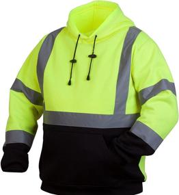 img 3 attached to 🧥 Stay Visible and Warm with Pyramex RSSH3210XL Hi Vis Pullover Sweatshirt