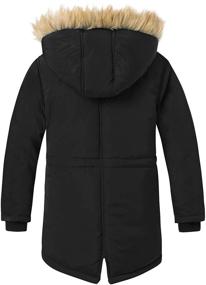 img 3 attached to 🧥 ZSHOW Boys' Hooded Puffer Jacket: Thick Fleece Winter Coat with Windproof Parka Technology