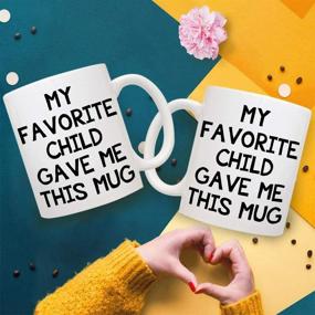 img 3 attached to 🎁 Unique Mother's Day Father's Day Gift: Funny Coffee Mug & Keychain Set for Mom and Dad from Daughter, Son, Kids - Perfect Birthday or Christmas Present for Parents Who Want Nothing