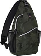 🎒 mosiso camo backpack: convertible crossbody shoulder bag for stylish convenience logo