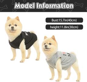 img 2 attached to 🐶 Pet Vests Dog Clothes with Fashion Printing - Pack of 2