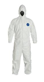 img 4 attached to 👨 DuPont Disposable Protective Coverall with Optimal Respirator Fit