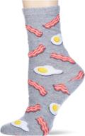 🧦 food novelty casual crew socks for boys by hot sox logo