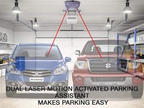 img 1 attached to 🚗 Dual Laser Garage Parking Assistant - Zento Deals Park Right Assistance Car Motion LED Light Parking Sensor Guide, 360 Degree Laser Adjustment for Premium Quality…