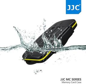 img 1 attached to 💧 Water Resistant JJC MC-SD12 Memory Card Case: Safely Store and Protect 12 SD Cards