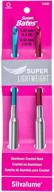 🧶 susan bates silvalume super lightweight aluminum crochet hook set: sizes h8 & i9 - must-have for effortless crocheting! logo