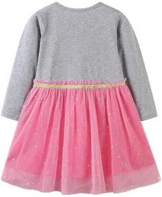 img 3 attached to Mud Kingdom Little Cartoon Penguin Girls' 🐧 Dresses: Cute and Stylish Clothing for Your Princess