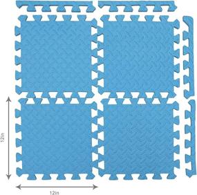 img 3 attached to 🧩 MIISY Gymnastics Mats: Premium Puzzle EVA Foam Interlocking Tiles for Home Gym Equipment - Protecting Floors, Enhancing Workouts