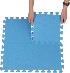 img 4 attached to 🧩 MIISY Gymnastics Mats: Premium Puzzle EVA Foam Interlocking Tiles for Home Gym Equipment - Protecting Floors, Enhancing Workouts