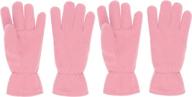 toddler kids winter gloves availble softpink boys' accessories : cold weather logo