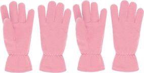 img 4 attached to Toddler Kids Winter Gloves Availble SoftPink Boys' Accessories : Cold Weather