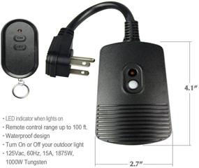 img 2 attached to 📶 Wireless Outdoor Remote Control by HomeHopes