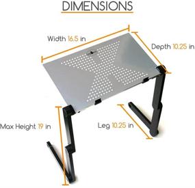 img 3 attached to 🎨 QuickLIFT Portable Art Easel Stand for Drawing & Painting on Tabletop, Bed, Couch, and Floor - Ideal for Sketching with Sketch Book, Canvas, and Other Media - by MYDEAL PRODUCTS