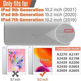 img 3 attached to 👶 SUPLIK iPad 10.2 Case for Kids - Durable Shockproof Handle Stand Protective Cover with Screen Protector for Apple iPad 10.2 inch 9th/8th/7th Generation (2021/2020/2019 Model) - Pink