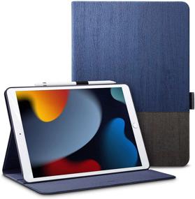 img 4 attached to 📱 ESR iPad Case 9th Gen 2021/8th Gen 2020/7th Gen 2019 – Folio Case with Auto Sleep/Wake & Pencil Holder