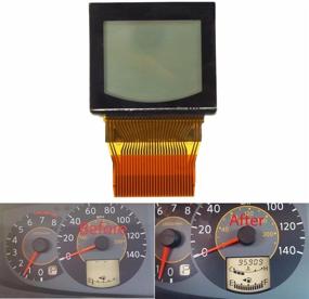 img 4 attached to ЖК-дисплей с привязанной лентой для спидометра кластера Nissan Quest 2004-2006 - улучшенная производительность дисплея.
