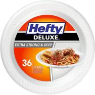 hefty deluxe plates: unparalleled strength and durability in the 9 inch size логотип