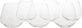 img 3 attached to 🍷 High-Quality Luigi Bormioli Atelier Stemless Pinot Noir Wine Glass - Set of 6 for Enhanced Wine Tasting Experience