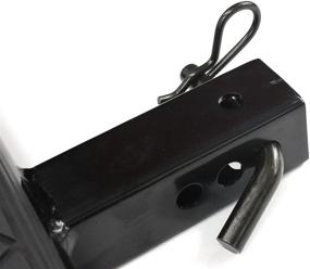 img 2 attached to 🔝 Go Rhino! 460B Black 4" Oval HitchStep: Top-notch Accessory for 2" Receivers