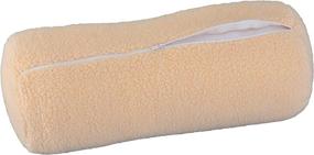 img 3 attached to NOVA Neck, Back & Under Leg Roll Pillow: Travel Cervical Bolster with Removable & Washable Soft Fleece Cover