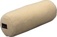 nova neck, back & under leg roll pillow: travel cervical bolster with removable & washable soft fleece cover logo
