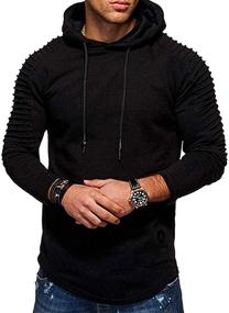 img 4 attached to Спортивные толстовки Fashion Workout Pullover