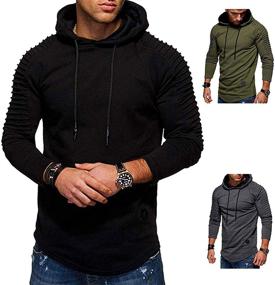 img 3 attached to Спортивные толстовки Fashion Workout Pullover