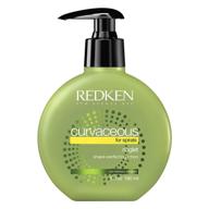 💫 redken curvaceous ringlet shape perfecting lotion - anti-frizz for curly hair - enhance curl definition - 6 fl ounce logo