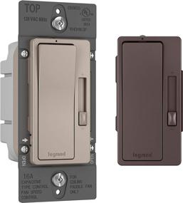 img 4 attached to 🔘 Legrand Radiant 1.6A Fan Speed Control Light Switch, Dark Bronze with Nickel, RHDH163PBCCCV4